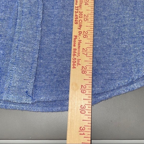 John Bartlett Men’s Flannel Button Down Shirt – Blue, Size Medium - Picture 9 of 9